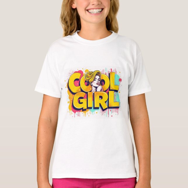 Camiseta Cool Girl  (Frente)