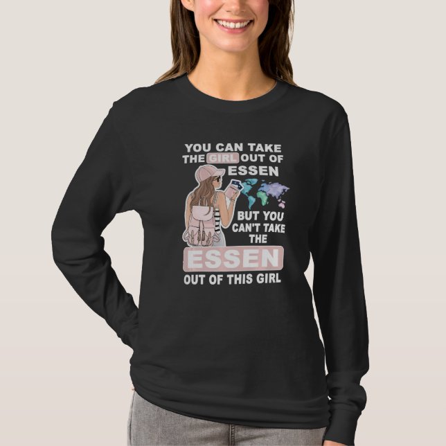 Camiseta Cool Girl from Essen City  Proud Essen Girl (Frente)