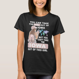 Camiseta Cool Girl from Iowa  Proud Iowa Girl