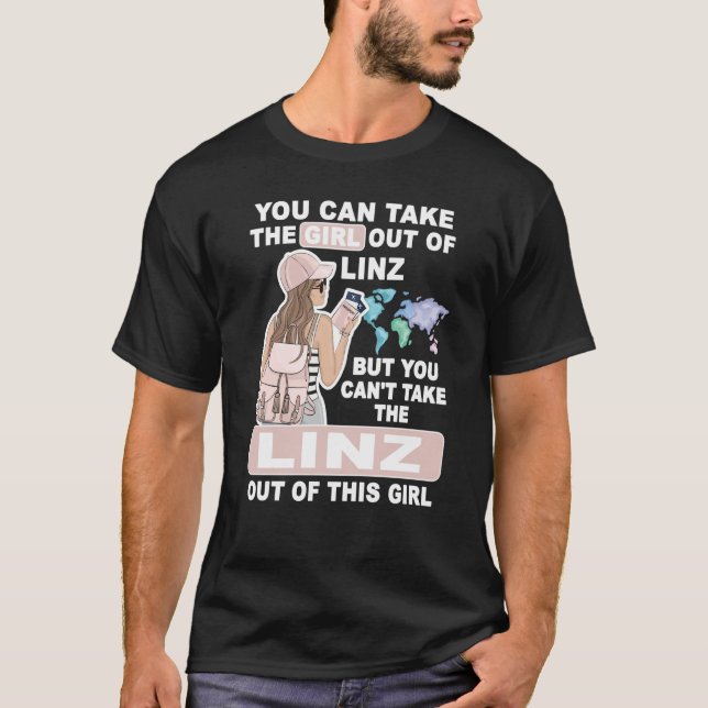 Camiseta Cool Girl from Linz City Proud Linz Girl (Frente)