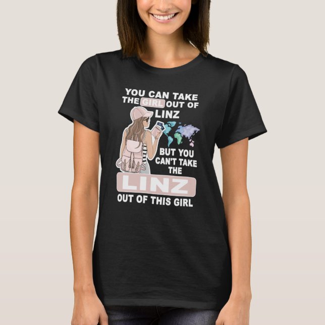 Camiseta Cool Girl from Linz City Proud Linz Girl (Frente)
