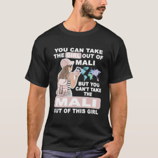 Camiseta Cool Girl from Mali Proud Mali Girl