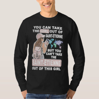 Camiseta Cool Girl from Saint Étienne City  Proud Saint Éti