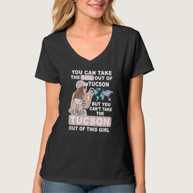 Camiseta Cool Girl from Tucson City  Proud Tucson Girl (Frente)