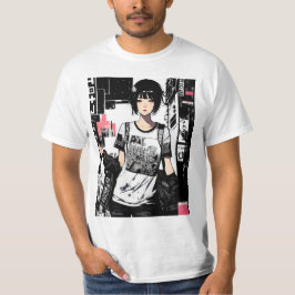 Camiseta Cool Girl Japanese Aesthetic Vaporwave Style