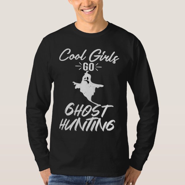 Camiseta Cool Girls Go Ghost Hunting (Frente)