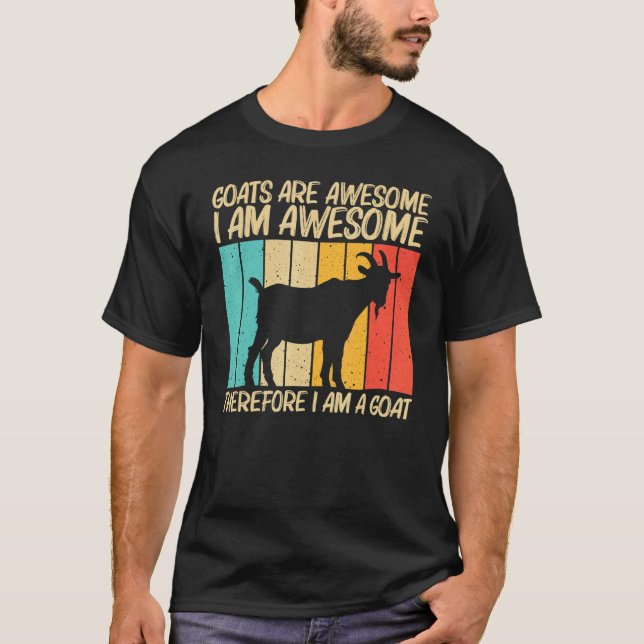 Camiseta Cool Goat For Men Women Goat Farmer Farming (Frente)