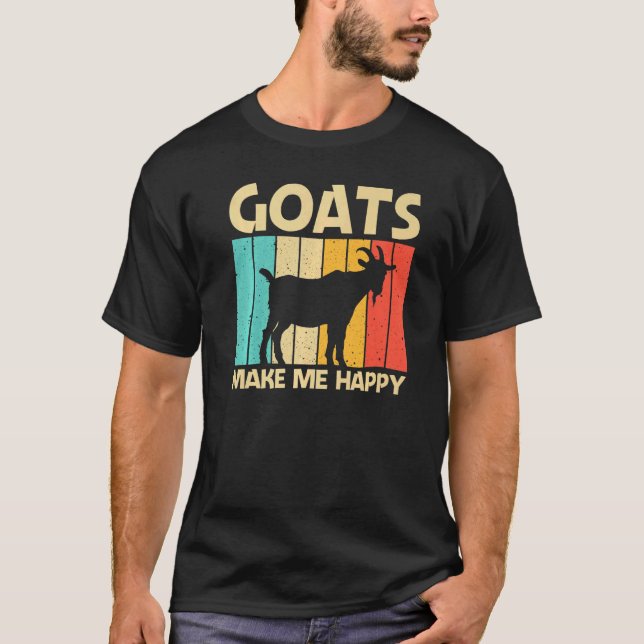 Camiseta Cool Goat For Men Women Goat Farmer Farming (Frente)