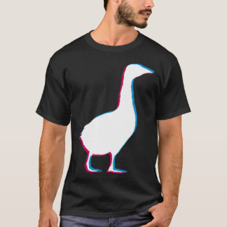 Camiseta Cool Goose Duck Silhouette Stylish Geese Bird Anim