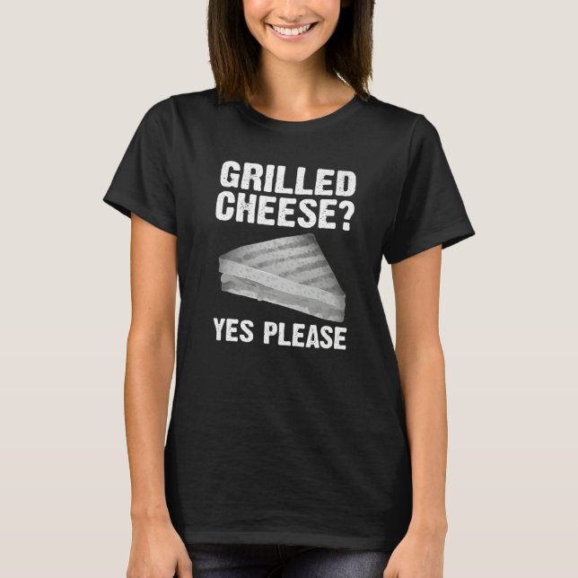 Camiseta Cool Grilled Cheese For Men Women Food Bread Chees (Frente)