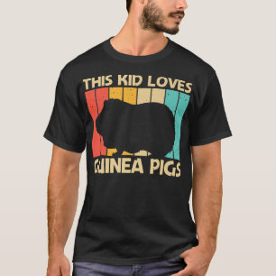 Camiseta Cool Guinea Pig Design For Kids Boys Cavy Pet Rode