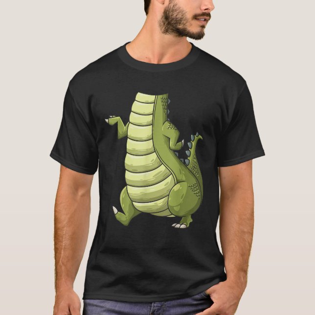 Camiseta Cool Headless Crocodile Halloween Costume Funny La (Frente)