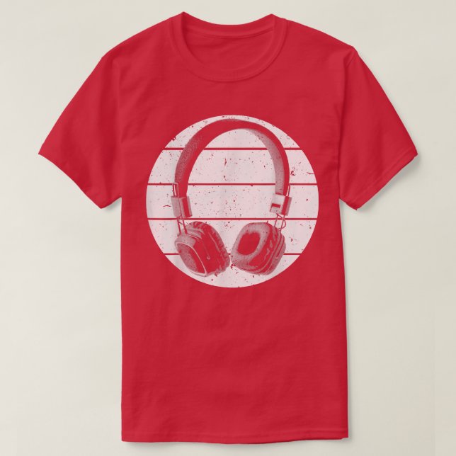 Camiseta Cool Headphones For Men Women Musician Edm Music P (Frente do Design)