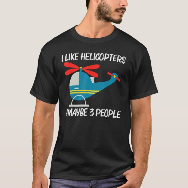 Camiseta Cool Helicopter For Men Women Aircraft Aviation Pi (Frente)
