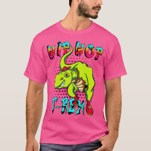 Camiseta Cool HipHop TRex Dinossauro Rap MC