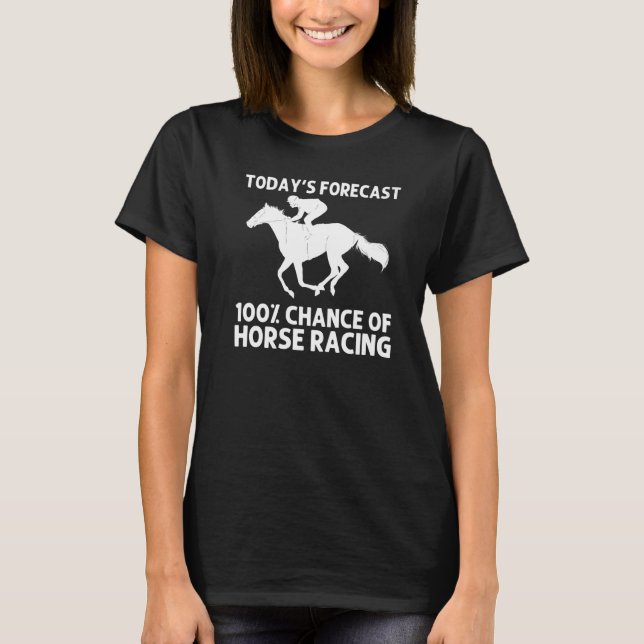 Camiseta Cool Horse Racing For Men Women Horseback Riding J (Frente)