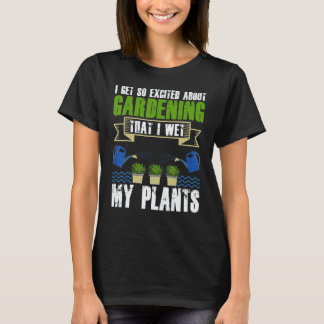 Camiseta Cool I Wet My Plants  Plant Gardening  Men Women