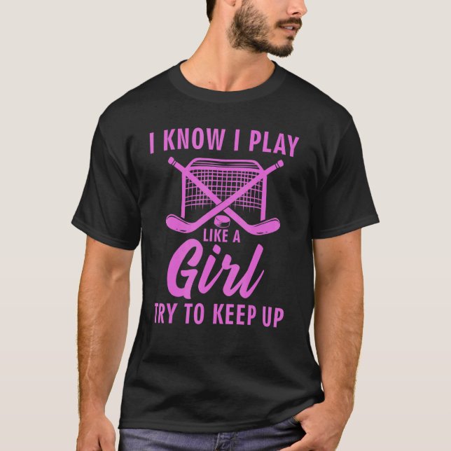 Camiseta Cool Ice Hockey For Women Girls Field Hockey  Team (Frente)