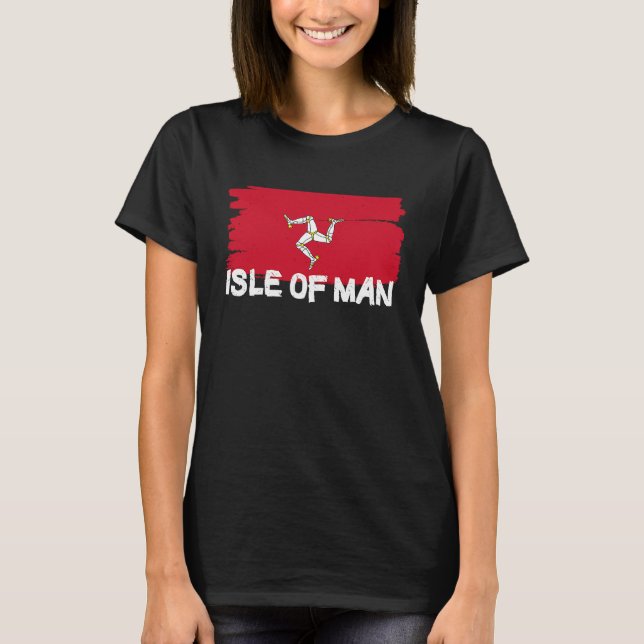 Camiseta Cool Isle of Man Flag (Frente)