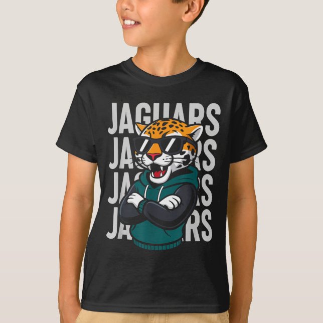 Camiseta Cool Jaguar Gift For Men Women Boys Girls Kids  (Frente)