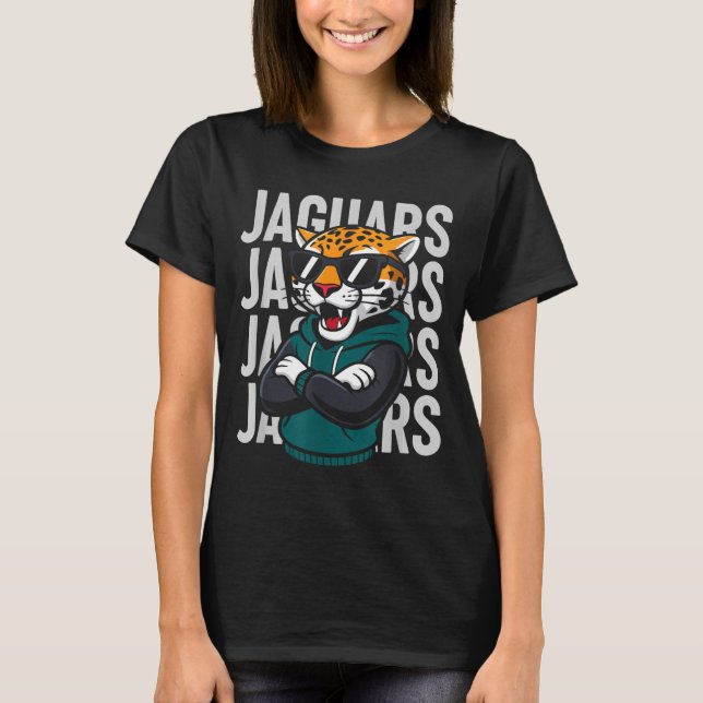 Camiseta Cool Jaguar Gift For Men Women Boys Girls Kids  (Frente)