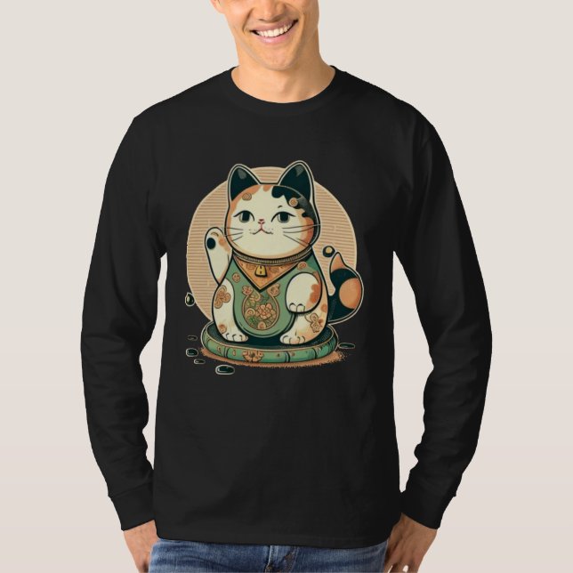 Camiseta Cool Japan Cat (Frente)