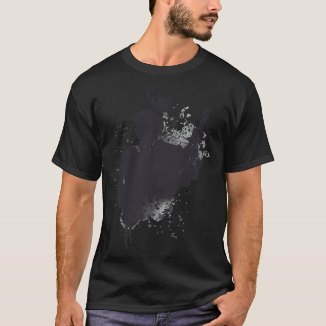 Camiseta Cool Japanese Artwork Samurai Warrior Ink Style (Frente)