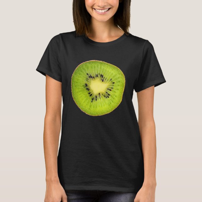 Camiseta Cool Kiwi Slice Outfit Illustration  Graphic Desig (Frente)