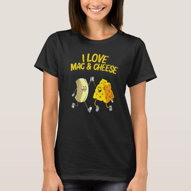 Camiseta Cool Mac & Cheese For Men Women Baked Cheesy Macar (Frente)