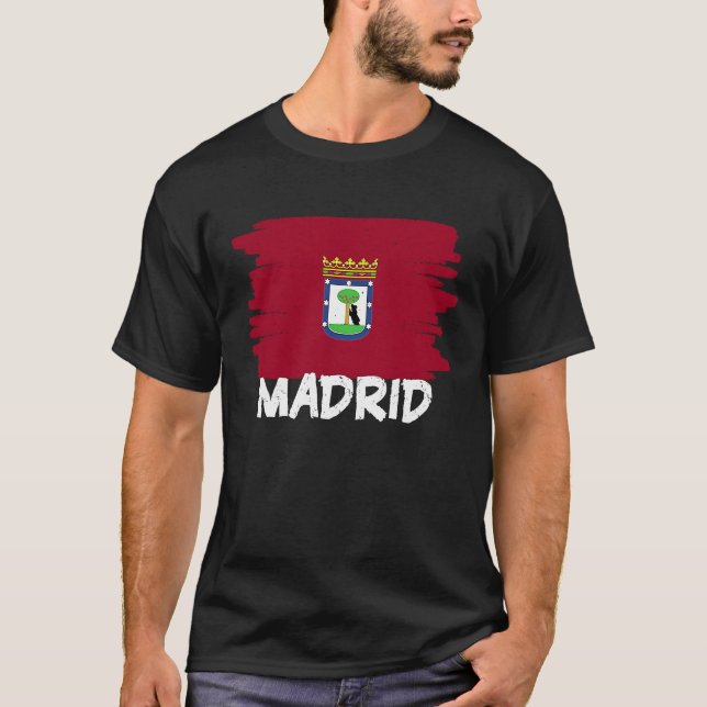 Camiseta Cool Madrid Flag (Frente)