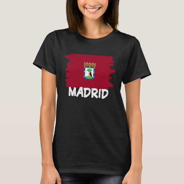 Camiseta Cool Madrid Flag (Frente)