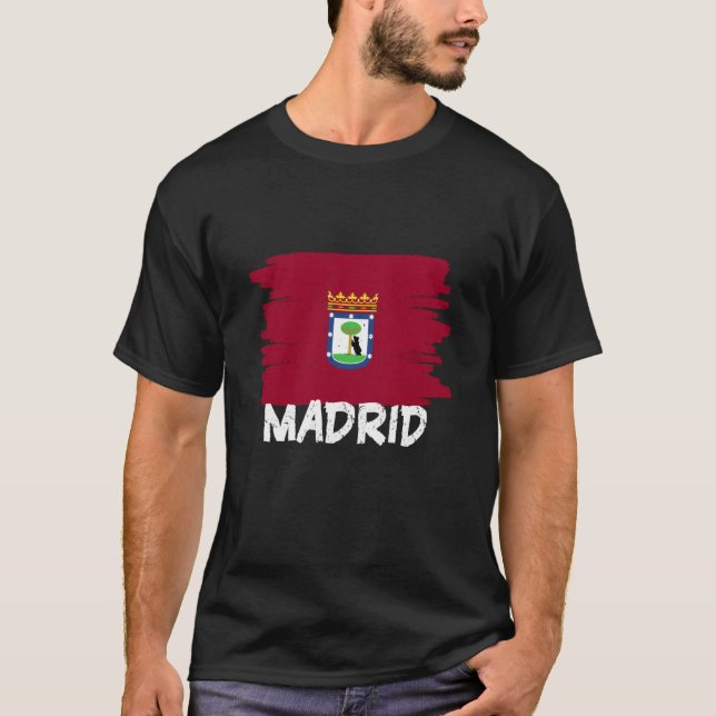 Camiseta Cool Madrid Flag (Frente)