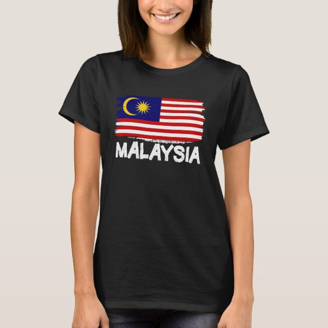 Camiseta Cool Malaysia Flag (Frente)