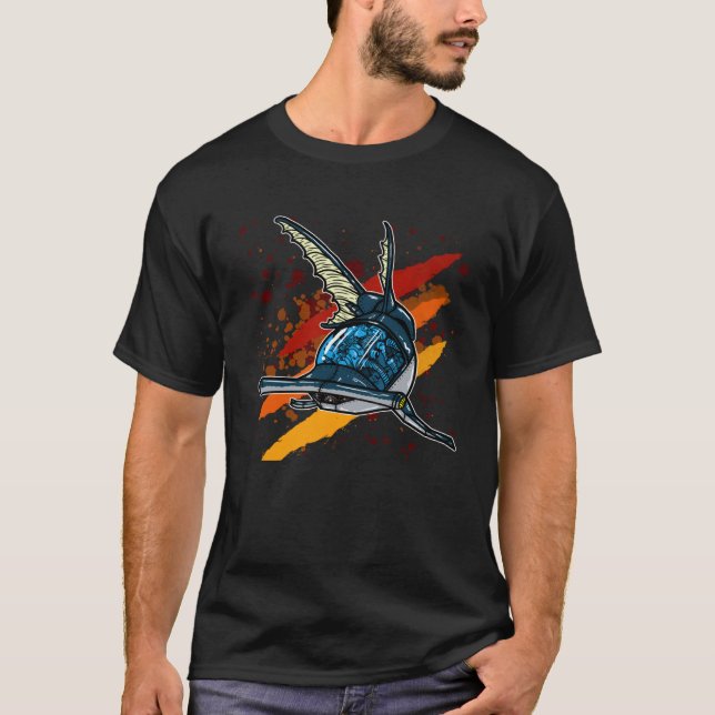Camiseta Cool mechanical Shark (Frente)