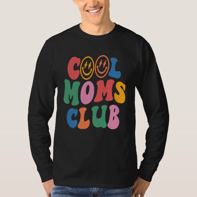 Camiseta Cool Moms Club Trendy Moms Retro Cute Mama (Frente)