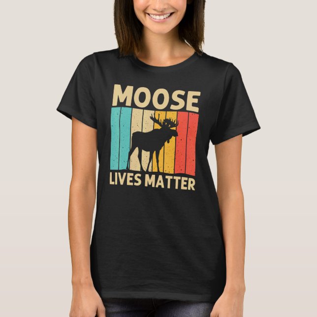 Camiseta Cool Moose For Men Women Moose Alaska Moose Elk Hu (Frente)