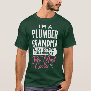 Camiseta Cool Mothers Day Design Plumber Grandma Premium
