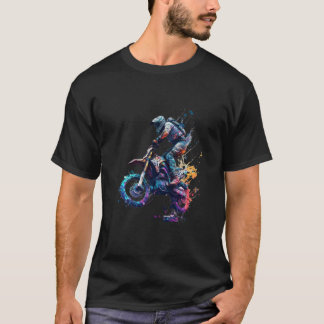 Camiseta Cool motocross rider Offroad action  2