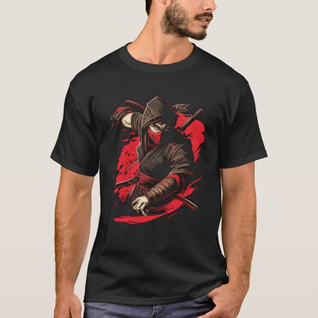 Camiseta Cool Ninja Face (Frente)