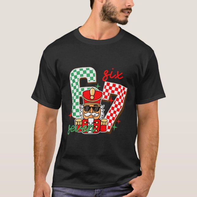 Camiseta Cool Nutcracker Christmas 67 Six Seven Gen Alpha S (Frente)