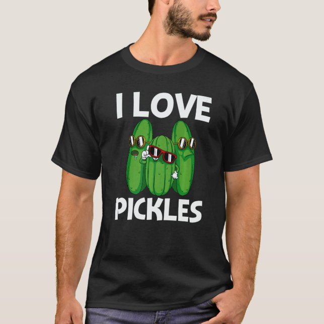 Camiseta Cool Pickle For Men Women Pickle Food Cucumber     (Frente)