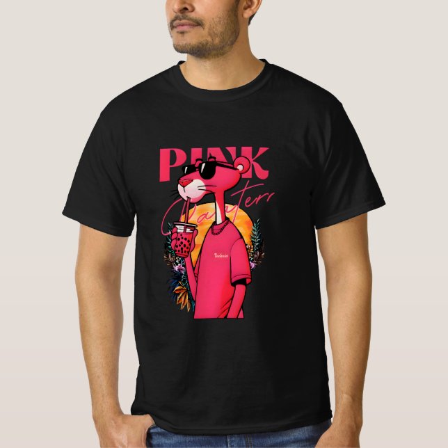 Camiseta Cool Pink Panther Vibes (Frente)