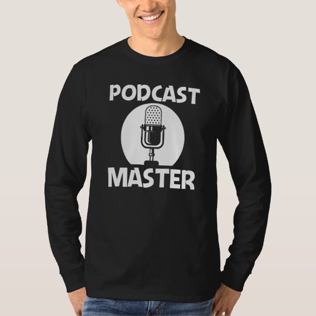 Camiseta Cool Podcast For Men Women Podcaster Microphone St (Frente)