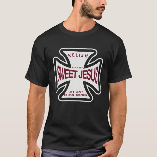 Camiseta Cool Religious Jesus Relish Spread Sweet Worship C (Frente)