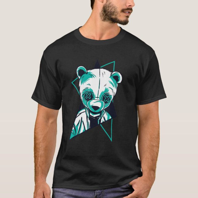 Camiseta Cool Retro Panda (Frente)