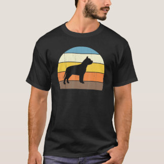Camiseta Cool Retro Sunset Pit Bulls - Great Pitbull Owner