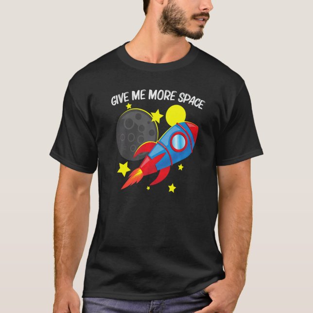 Camiseta Cool Rocket For Men Women Kids Rockets Space Ship  (Frente)
