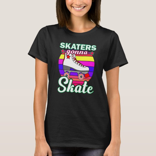 Camiseta Cool Roller Skating For Men Women Roller Derby Dis (Frente)