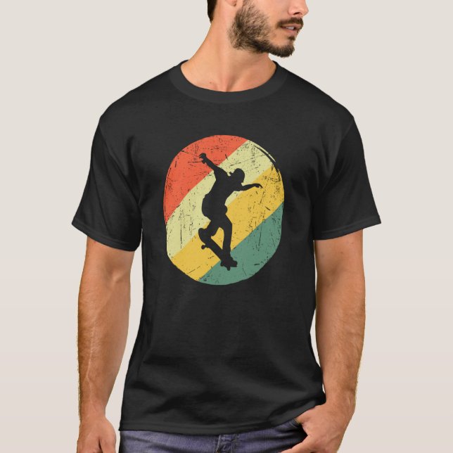 Camiseta Cool Skateboarding Retro Vintage skateboard Skateb (Frente)
