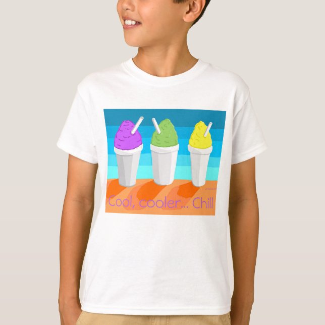Camiseta Cool snoball summer in NoLA kids  (Frente)